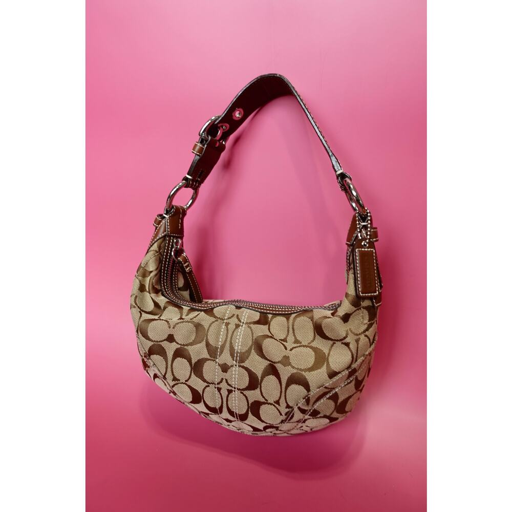 Brown Coach Shoulder Bag